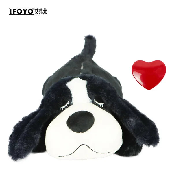 Pet Heartbeat Puppy Behavioral Training Plush | Comfortable Snuggle Anxiety Relief Sleep Aid Doll | Durable Dog Plush